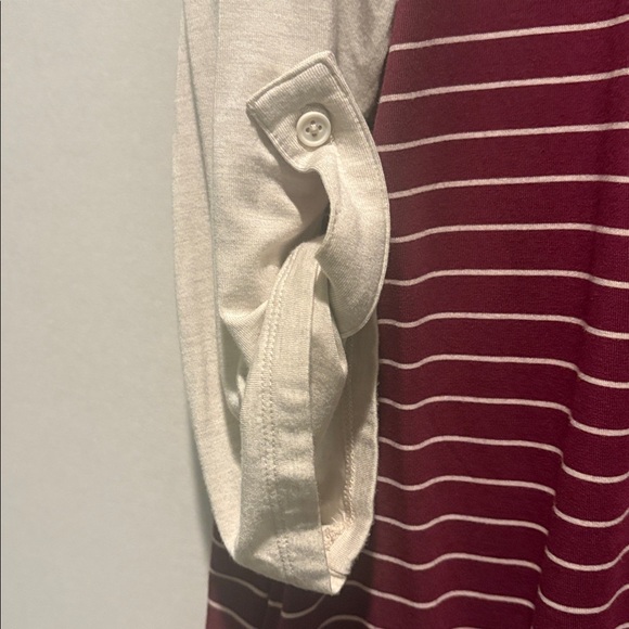 Market & Spruce - Joey Crew Neck Responsible Rayon Pocket Tee. XXL. Burgundy - Picture 7 of 11